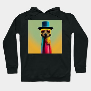 colourful meerkat Hoodie